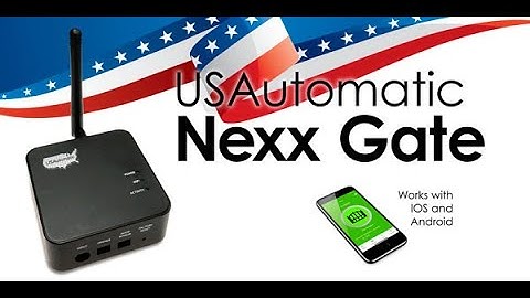 USAutomatic Nexx Gate Controller | Overview
