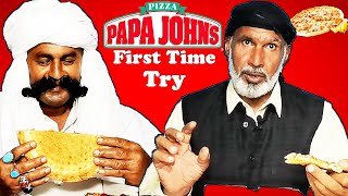 Tribal People Try Papa John's Pizza for the First Time