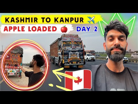 Kashmir To Kanpur UP ✈️ || Apple Loaded 🍎 || Day 2 in Punjab #rajawaseemvlog #vlog