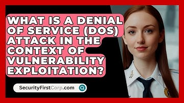 What Is A Denial Of Service (DoS) Attack In The Context Of Vulnerability Exploitation?