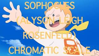 Sophocles (Alyson Leigh Rosenfled) Chromatic Scale Test.