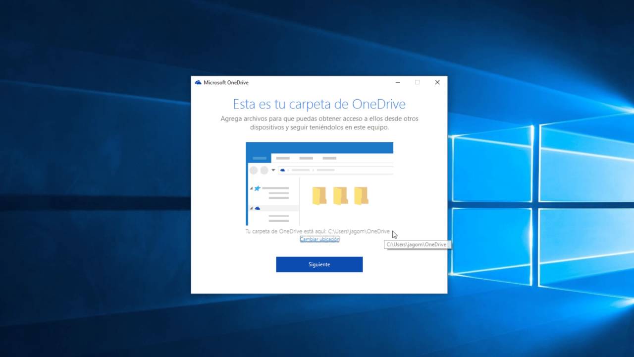 disconnect how from 10 onedrive windows to carpeta Windows de ubicación en Cambiar la OneDrive tu de