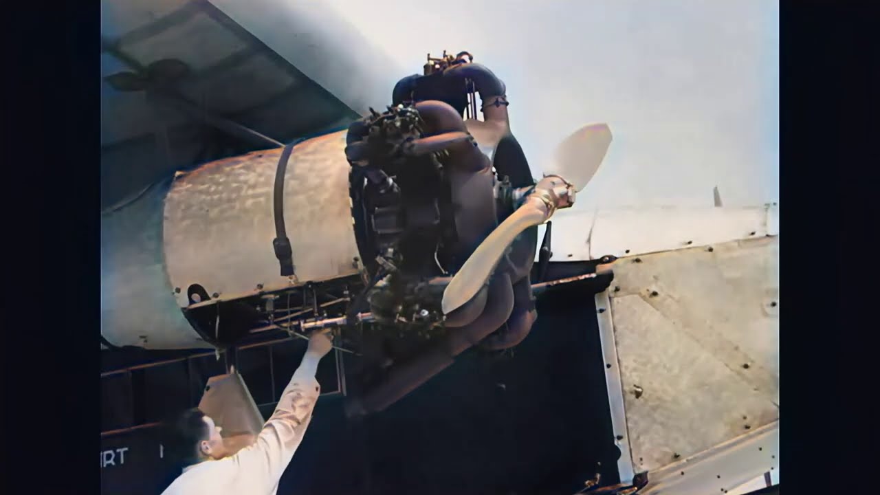 Flying with the KLM from Amsterdam to Paris in 1929 in color! [AI enhanced & colorized]