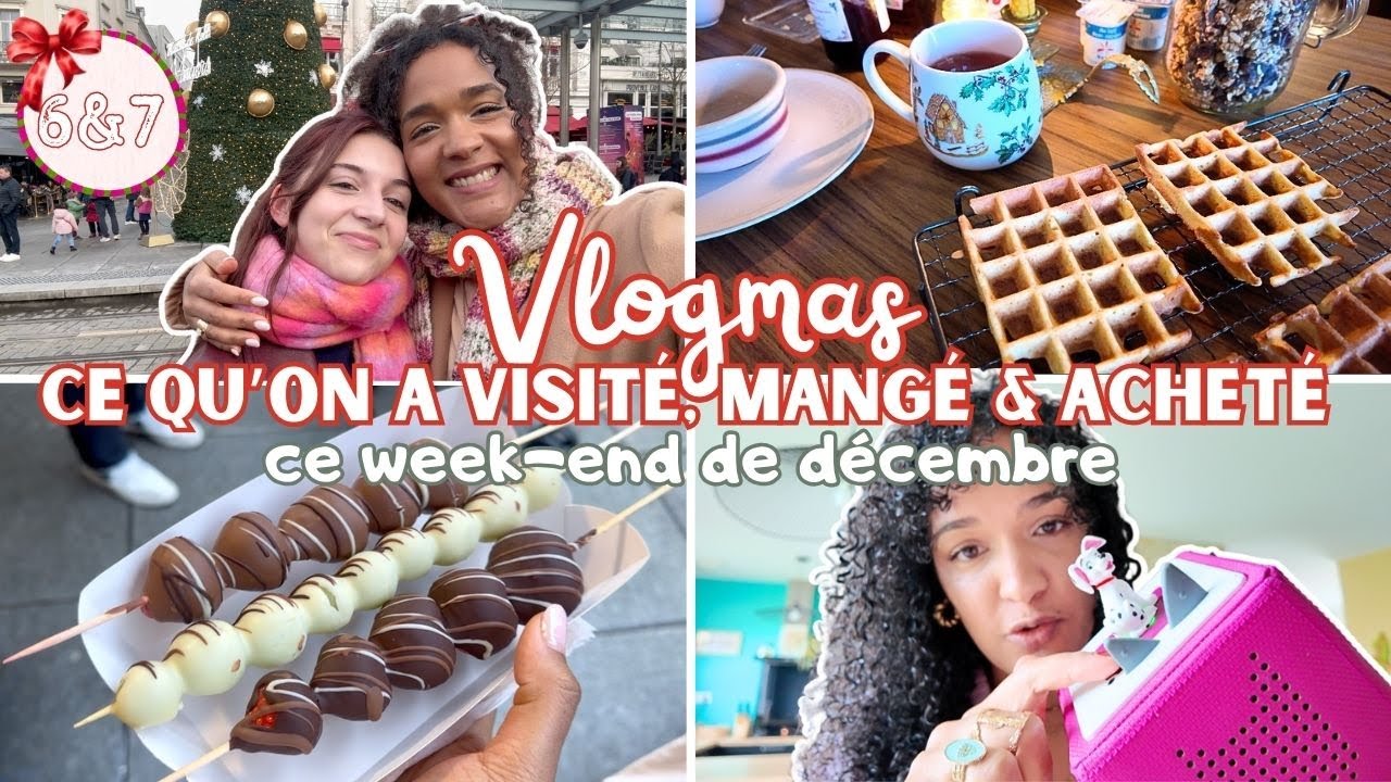 🎄 VLOGMAS #6&7 | Ce qu'on a fait ce week-end // marchés de Noël, moments en cuisine & soirée massage