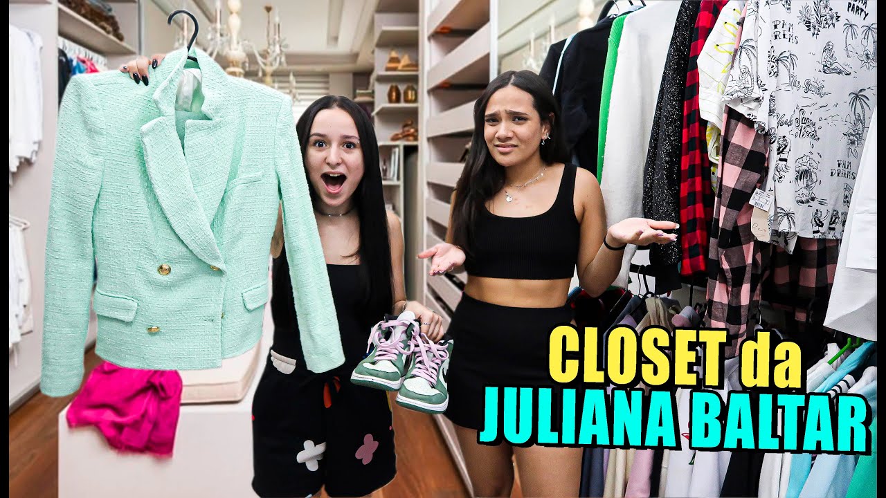 INVADI O CLOSET DA JULIANA BALTAR!
