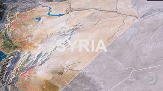 SYRIA 3D Country Maps-Terrain Animation Showcase