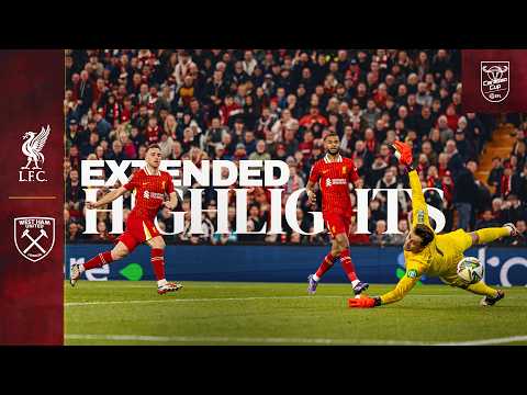 Extended Highlights | Five goals as Reds progress in Carabao Cup | Liverpool 5-1 West Ham