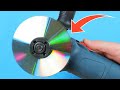 ¿Por qué no está patentado? ¡Inserte un disco compacto en la amoladora angular y sorpréndase!