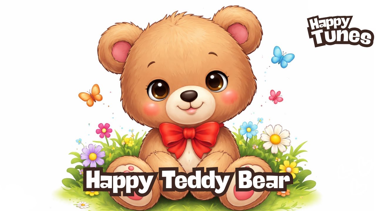 🎵 Happy Tunes — Happy Teddy Bear — Songs for Kids🎵