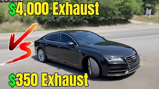 Audi A7 3.0L Sc V6 4,000 Vs 350 Exhaust Systems