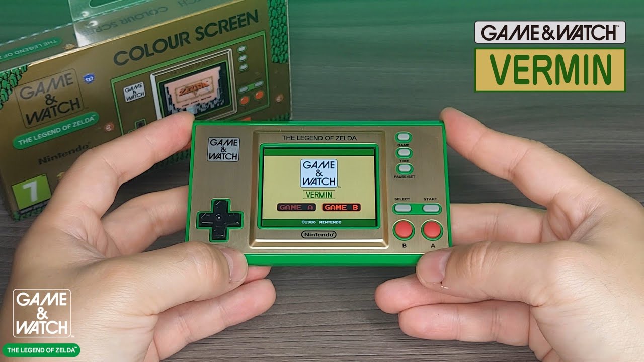 VERMIN - Game & Watch: The Legend of Zelda Gameplay - Handheld