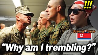 North Korean Soldier Reacts to U.S Drill Instructor For the First Time