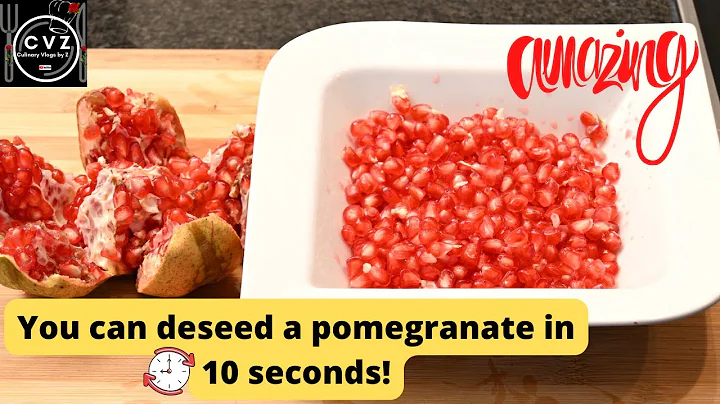 Remove Pomegranate Seeds in 60 Seconds or LESS with This Proven Method