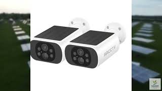 Review - ARCCTV Solar Security Camera Outdoor Wireless, 4MP Battery Powered Home Surveill