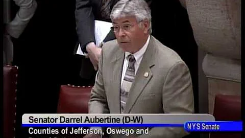 Senator Darrel Aubertine speaks about Dorothy Aust...