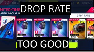 Asphalt 9 : Festive Season II KEY pack opening - DROP RATE TOO GOOD