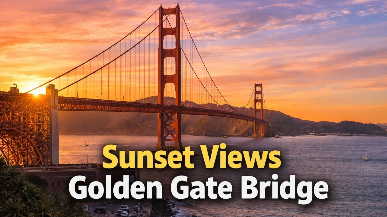 January 2026: Stunning Sunset Views at Golden Gate Bridge