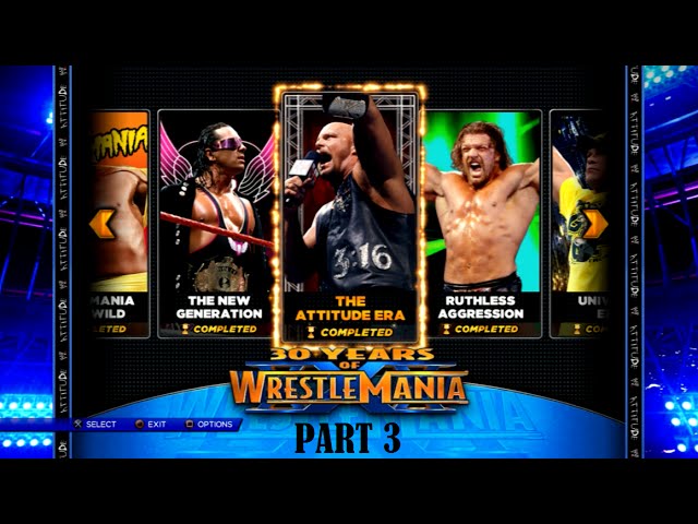 PS3 Gameplay: WWE 2K14 - (Part 3) 30 Years of Wrestlemania