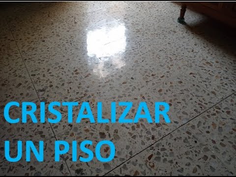Oclusión Tulipanes Serpiente Como Cristalizar un Piso // Aplicar Cristalizador a Marmol, Granito,  Terrazo - YouTube