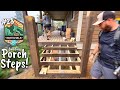 Building The Nantahala Retreat #28 | Porch Stair Framing