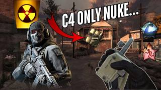 Can I drop a NUKE using ONLY C4..