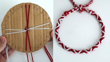 😍 Thread Bracelet That Anyone Can Make | Kumihimo Bracelet | Easy DIY Bracelet