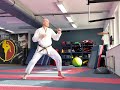 Тренировка каратэ / Karate training.