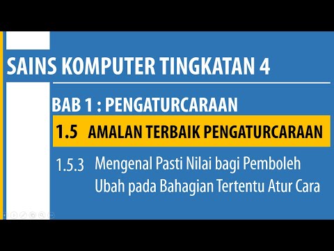 Video: Apakah pembolehubah dalam pengkomputeran?