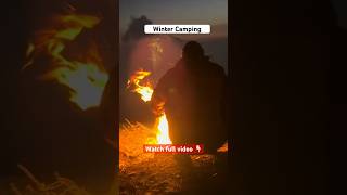 Winter Camping youtubeshorts shortvideo camping