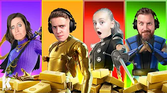 Get the Most Gold *1v1v1v1* Outlaw Challenge in Fortnite! K-CITY GAMING