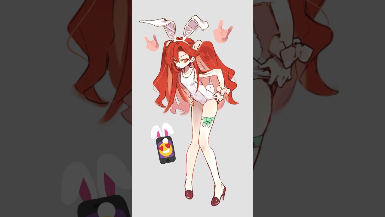 【創作】白スクらくがき【ワンドロ】 #イラストメイキング #メイキング #procreate #illustration #speedpaint