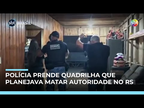 Video policia-prende-10-suspeitos-de-planejar-ataques-a-juiz-promotor-e-delegado-no-rs