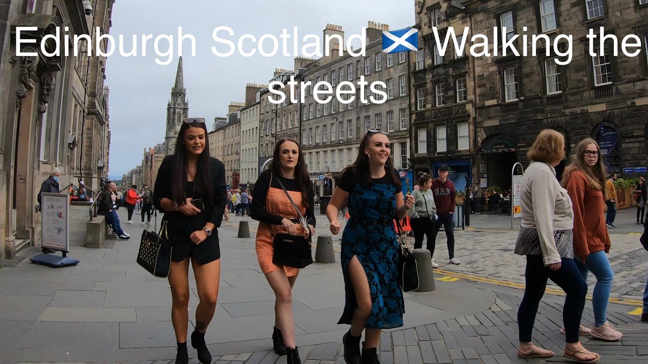 Edinburgh Scotland 🏴 walking the streets 2020 - YouTube
