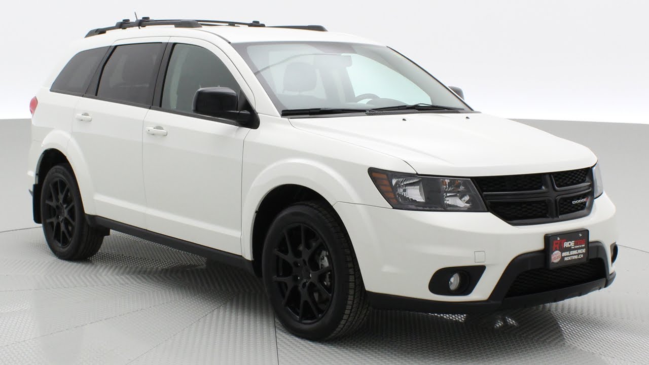 dodge journey white with black rims