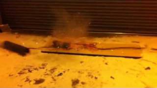 Michigan Rocket Team Ejection Charge Test