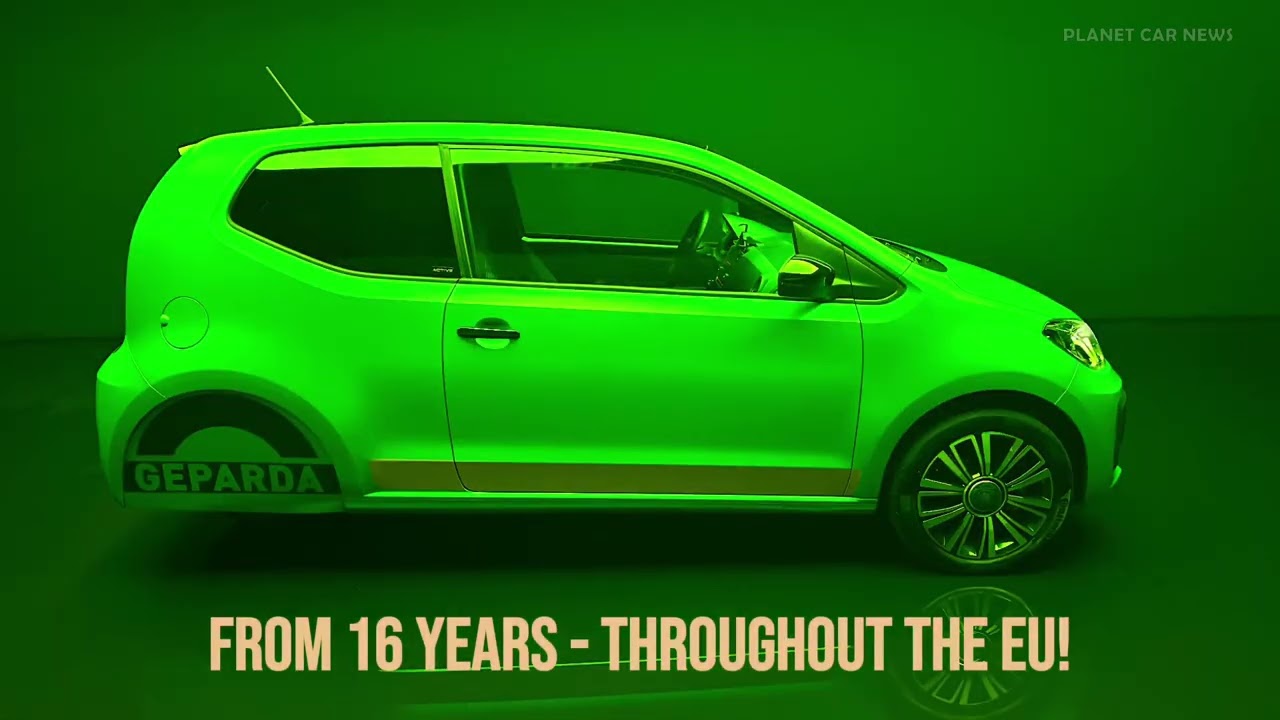 Video till 16-åringar får köra denna Volkswagen Up! i Europa