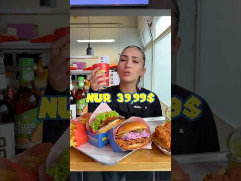 Ist dieses Menü zu TEUER??? 😳 #glückspilz #burger #dortmund #bielefeld