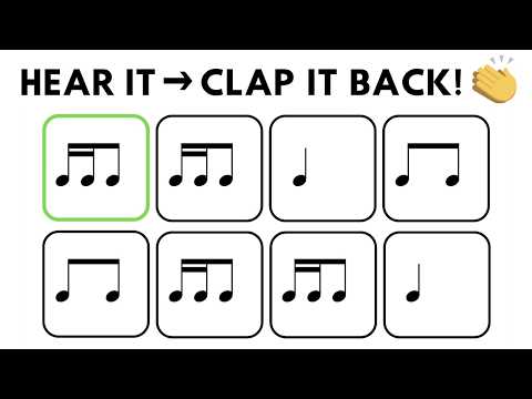 16th-Note Rhythm Clap Along | 4 Levels | Hear It – Clap It Back