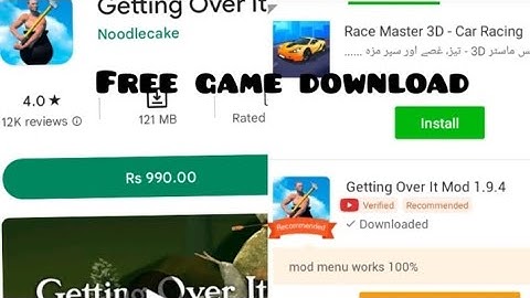 happy mod Getting Over It Free download