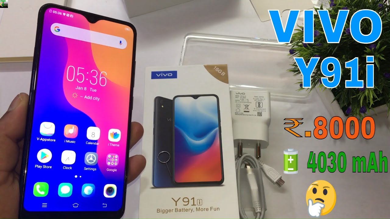 Vivo Y91i (16GB) Unboxing,review,faceunlok and camera test in Hindi