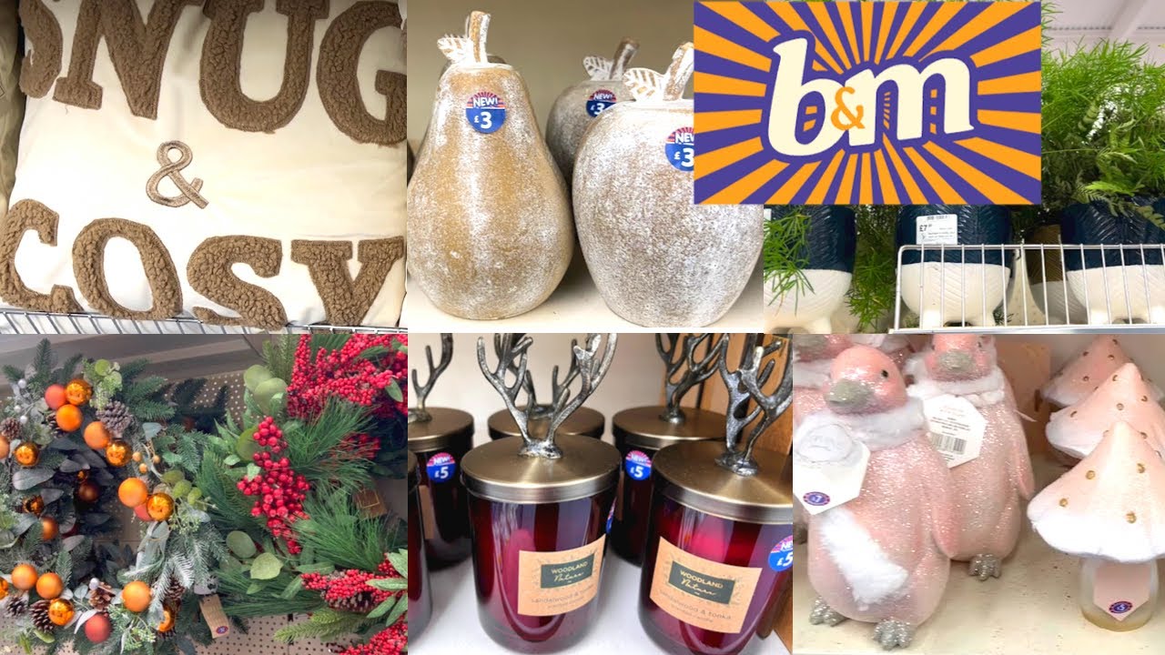 B&M WINTER/CHRISTMAS HOME DECOR | COME SHOP WITH ME | SEPTEMBER 2022| Nuzlifestyle