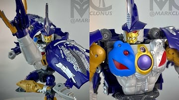 New Transformers Sky-Byte action figure in hand images