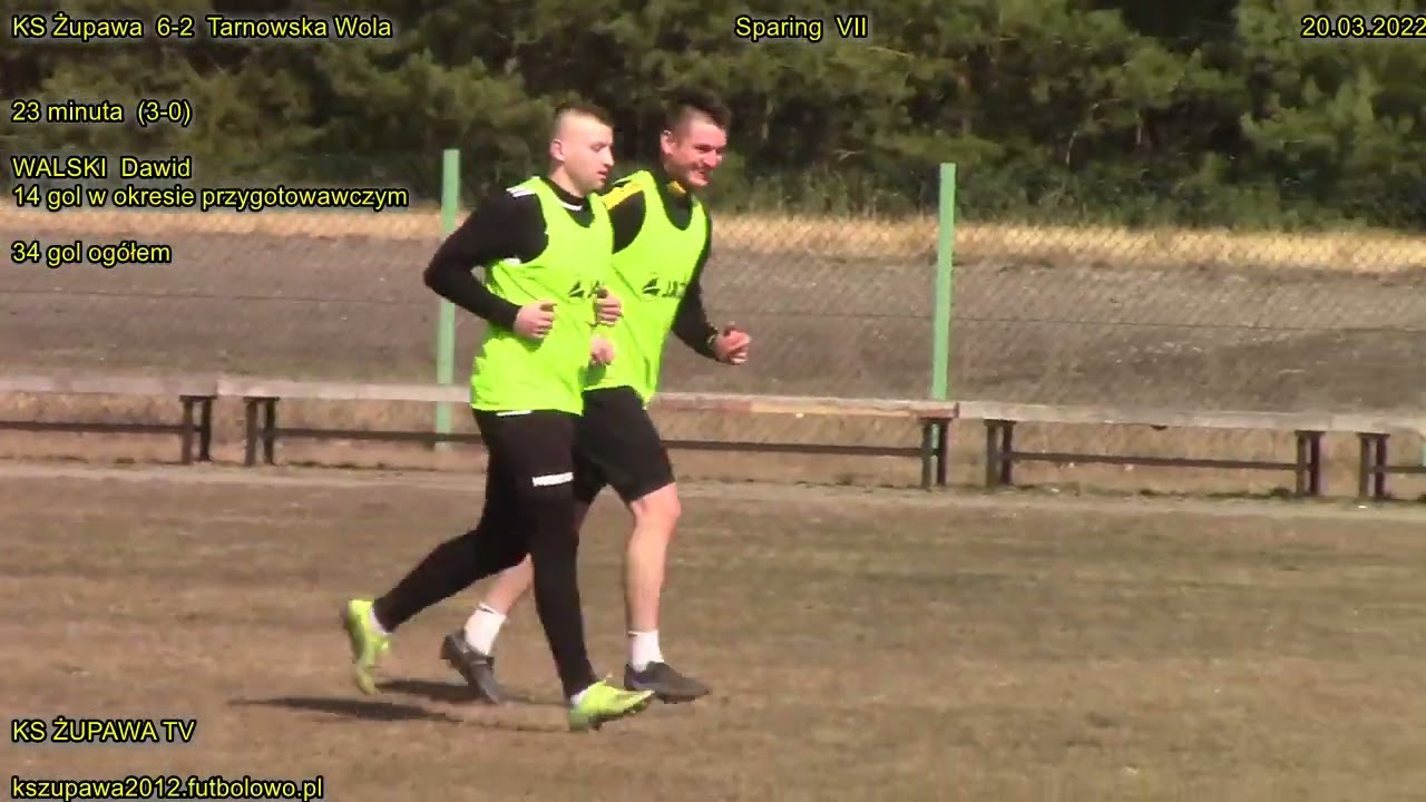 Sparing: KS Żupawa 6-2 LKS Tarnowska Wola (3-0 Walski Dawid) 20.03.2022