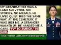 I Thought My Grandfather Died With Nothing — Until a Stranger at His Grave Said, "There's a Firm ...