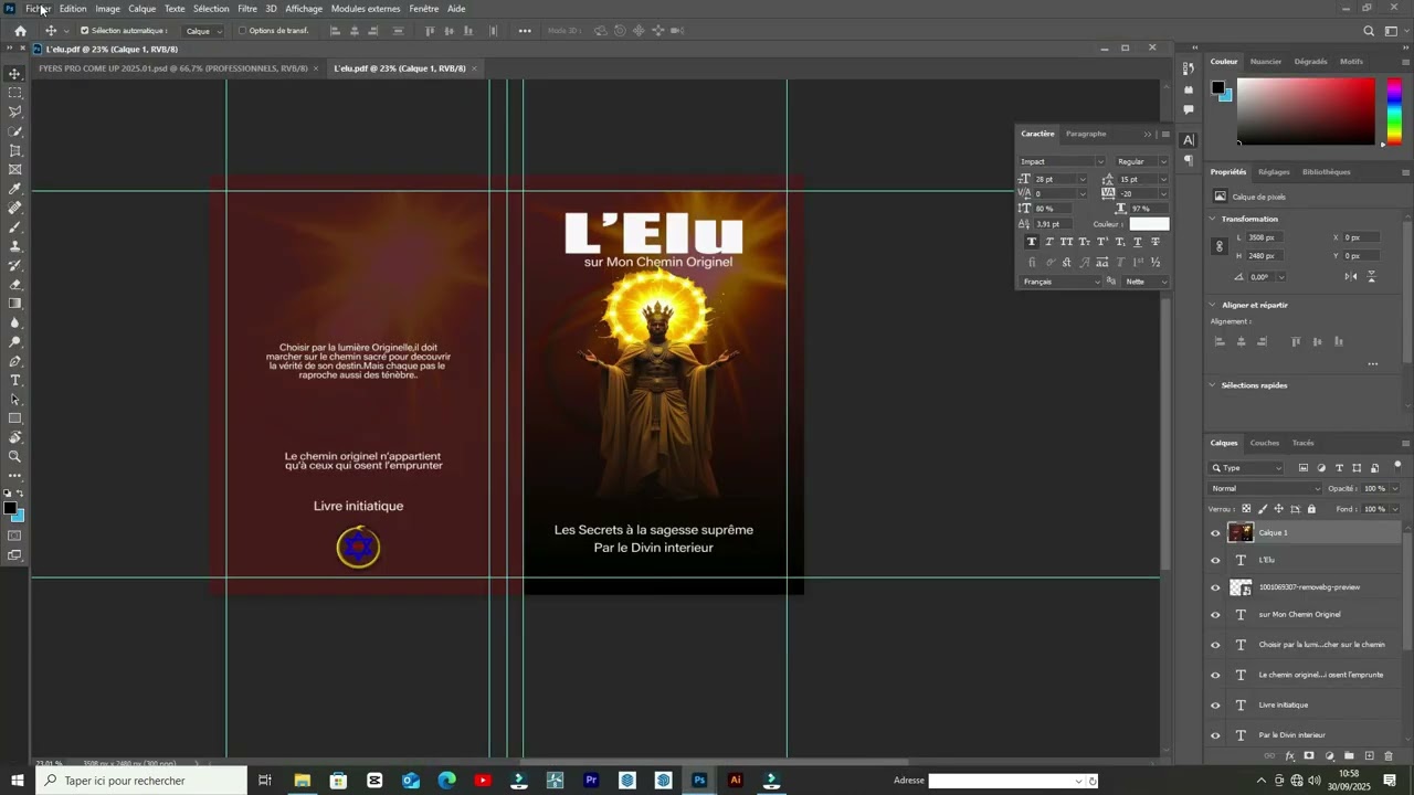 crée Une couverture professionnelle pour donner vie à votre livre