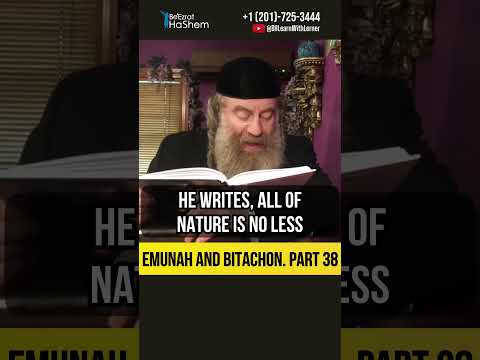 3️⃣8️⃣ Emunah and Bitachon 💡 Why Open Miracles Are Rare Today #Torah #shorts