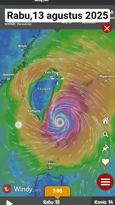 angin topan TAIWAN Hari ini! #reels #fypシ゚viral #taifun #badai #badaiangin #angintopan #angintornado