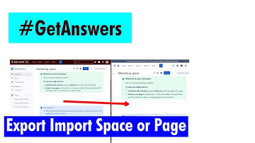 GetAnswers - Export Import Space or Page