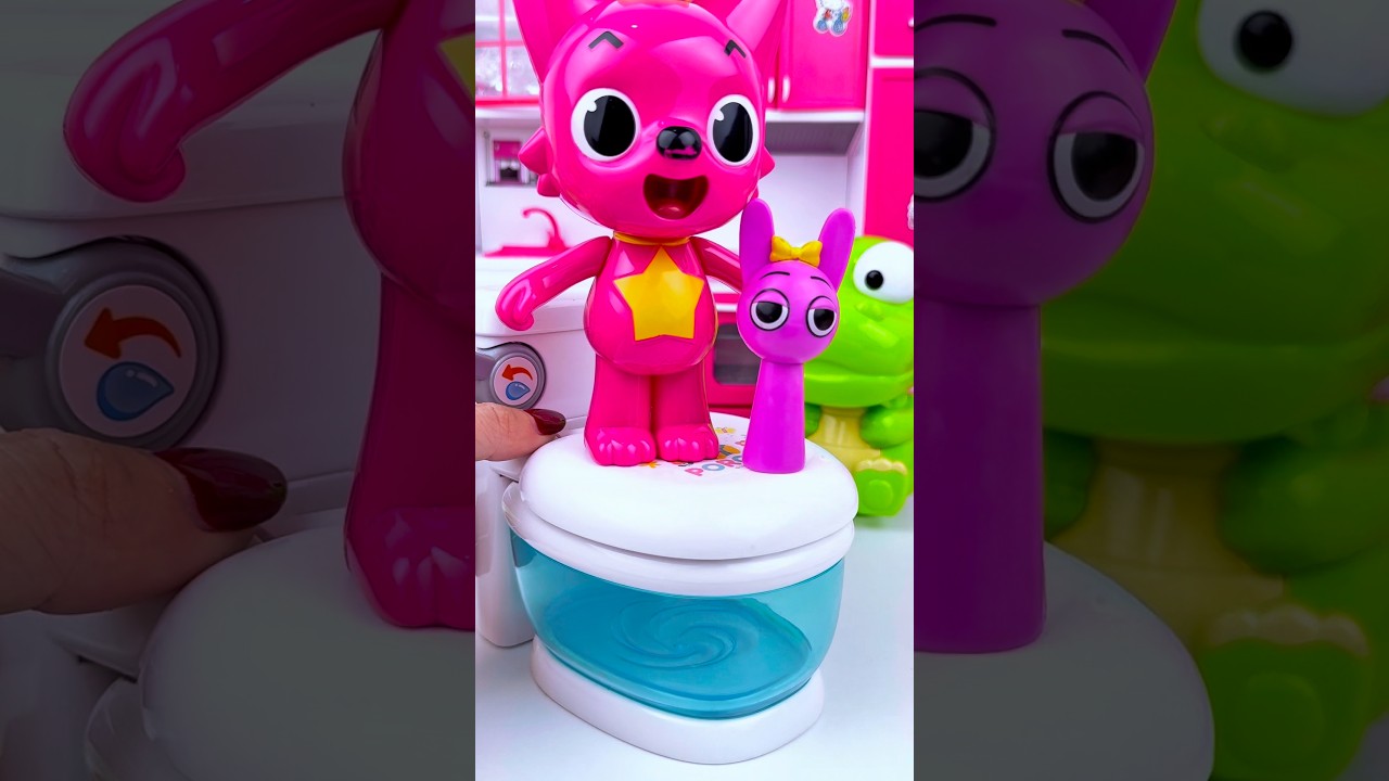 ASMR Unboxing Pororo & Pinkfong Bath Toy Set | Satisfying Toy Play with Subi Unbox