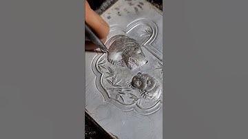 Silver Chisel Caving a lovely pendant #jewelry